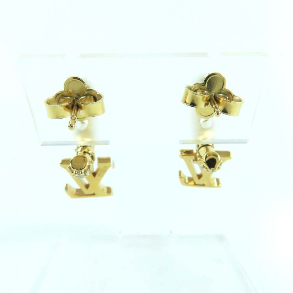 LOUIS VUITTON Gold Earrings - Picture 4 of 8